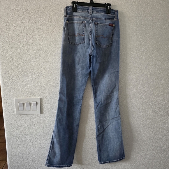 7FAM Kimmie Bootcut Jeans 27 Blue - Picture 7 of 15